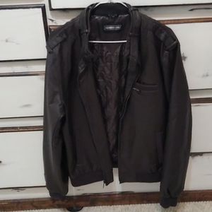 Men's Faux Leather Members Only Jacket